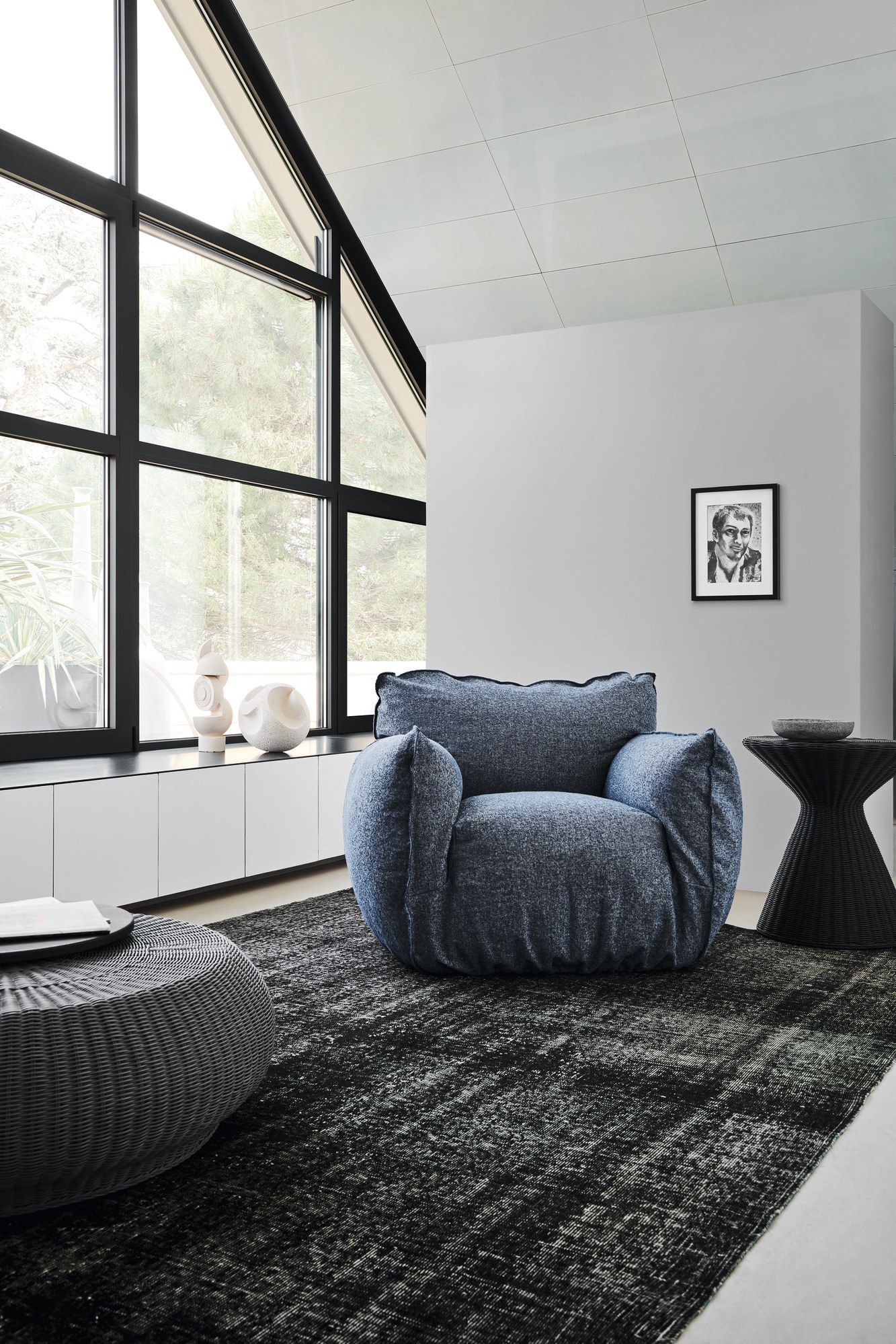 Низкий круглый журнальный столик из медуллина Gervasoni Bell + Bubble + Coral ARCH-00055100 - Вид №3