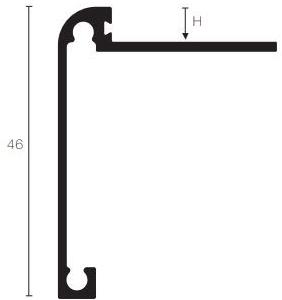 PROFILITEC Соединительный профиль для рабочих поверхностей Planotec sun-id-1370078 - Вид №1