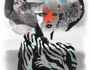 MOMENTI Авторский художественный принт Crazy home paintings Gi-035