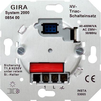 085400 Выключатель электронный Triac Gira System 2000