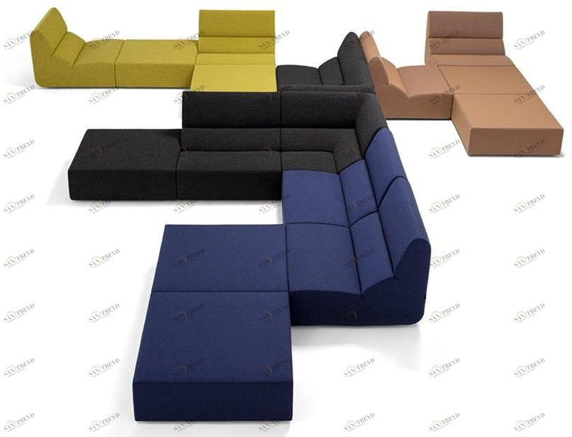 prostoria Модульный диван из ткани sun-id-1477437