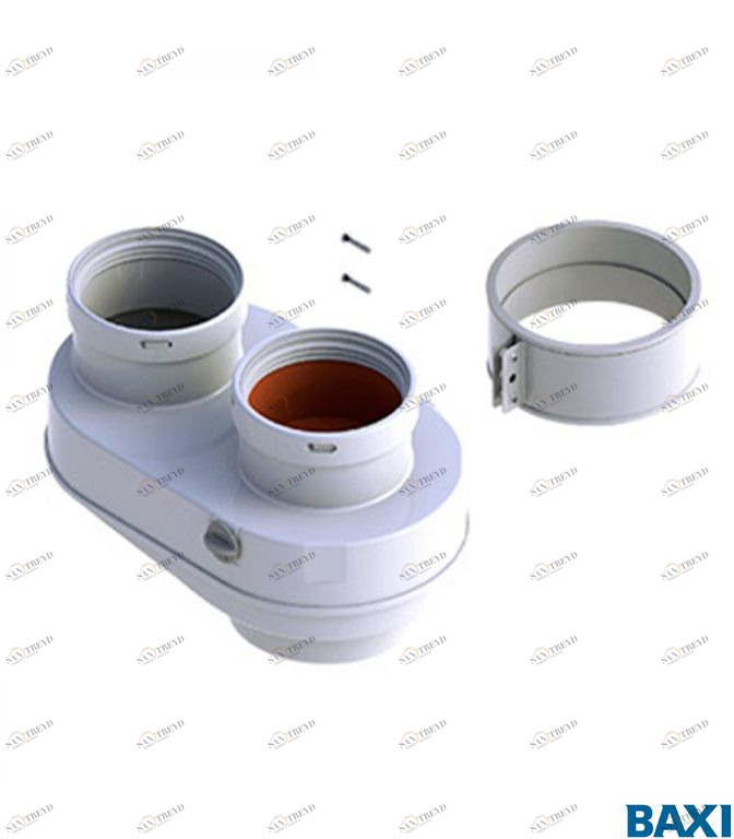 KHG71413621 Адаптер для подключения раздельных труб (пластик) BAXI 