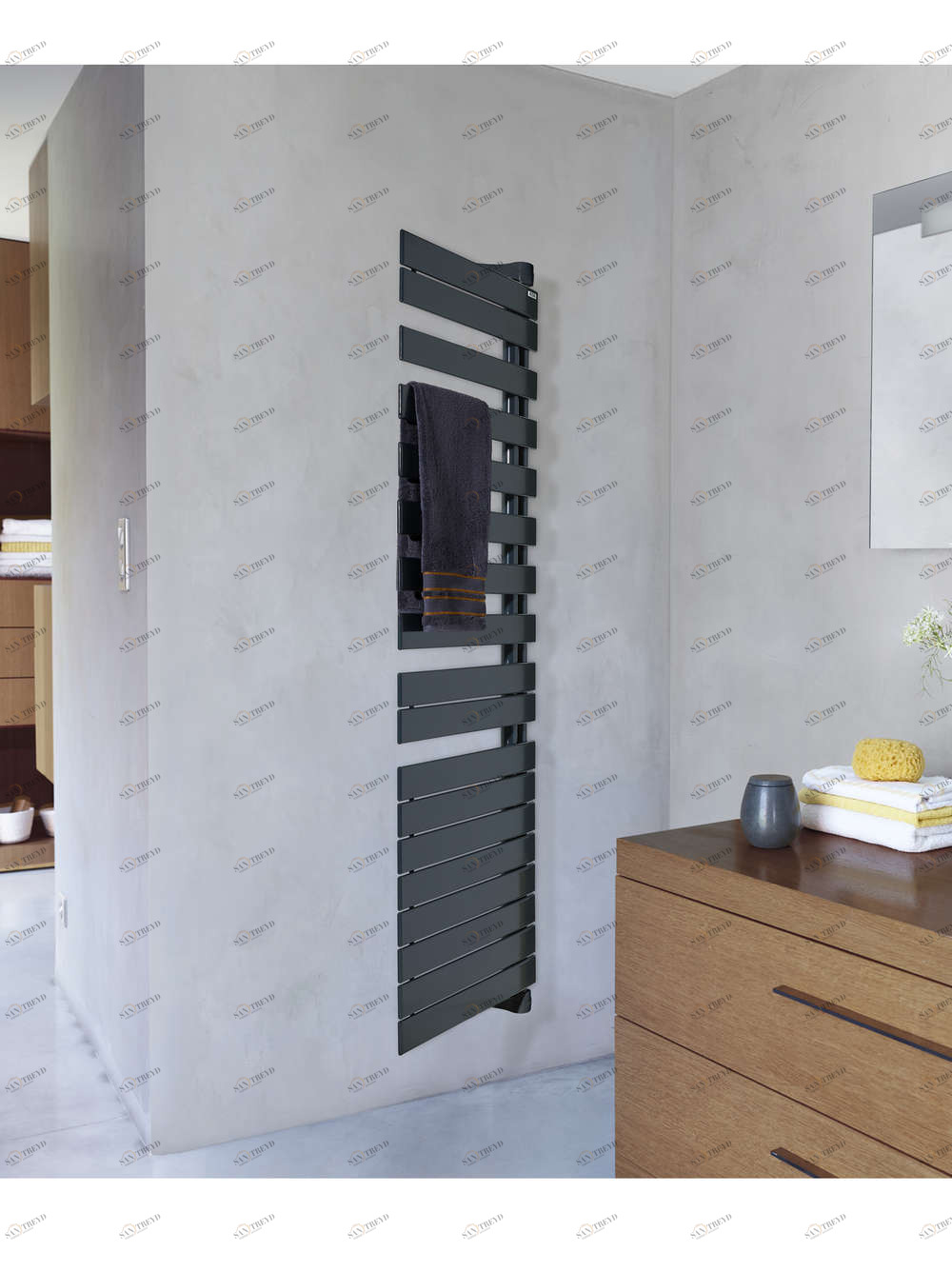 Водяной радиатор FRT118-055 Fassane Spa Twist Droite Acova 1280 