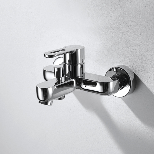 Смеситель для ванны с коротким изливом БЕЗ аксессуаров STREAM-D F637163C-01 bravat - Вид №1