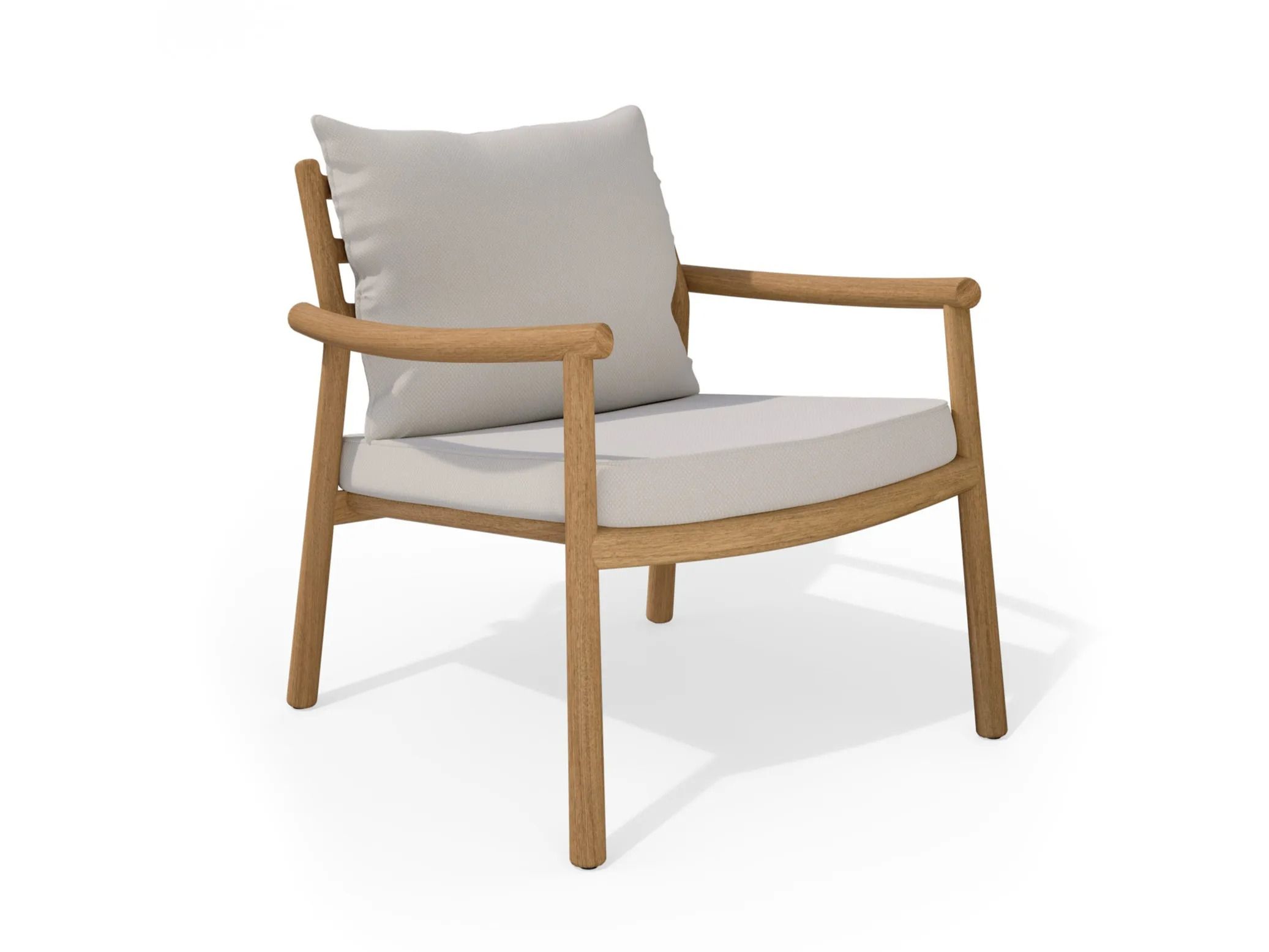 Садовое кресло из тикового дерева с подлокотниками TRIBÙ Ukiyo ARCH-00107788