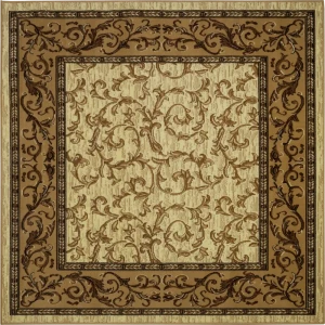 Ковер полипропилен Лагуна D533K 200x200 см цвет бежевый