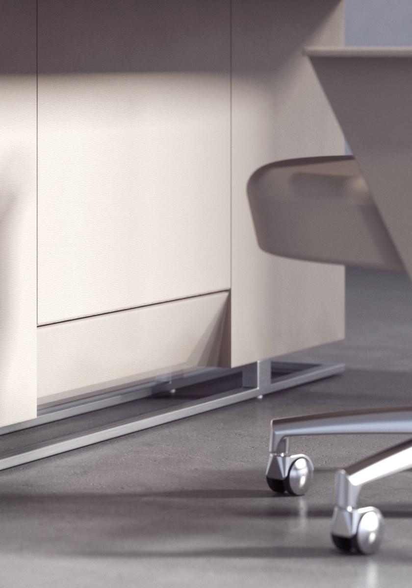 ESTEL GROUP Рабочий стол из дерева и кожи Deck sun-id-1481881 - Вид №3