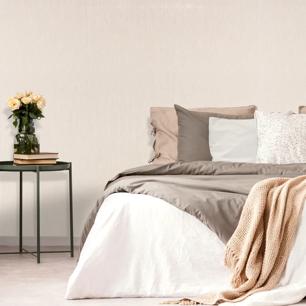 Обои флизелиновые Gomel-Fox Лирика бежевые 1.06 м 8993 Santreyd STLM-2065103 - Вид №3