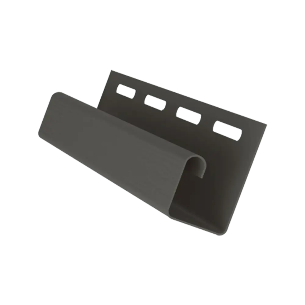 J-профиль двухслойный Grand Line цвет графит STLM-2014322