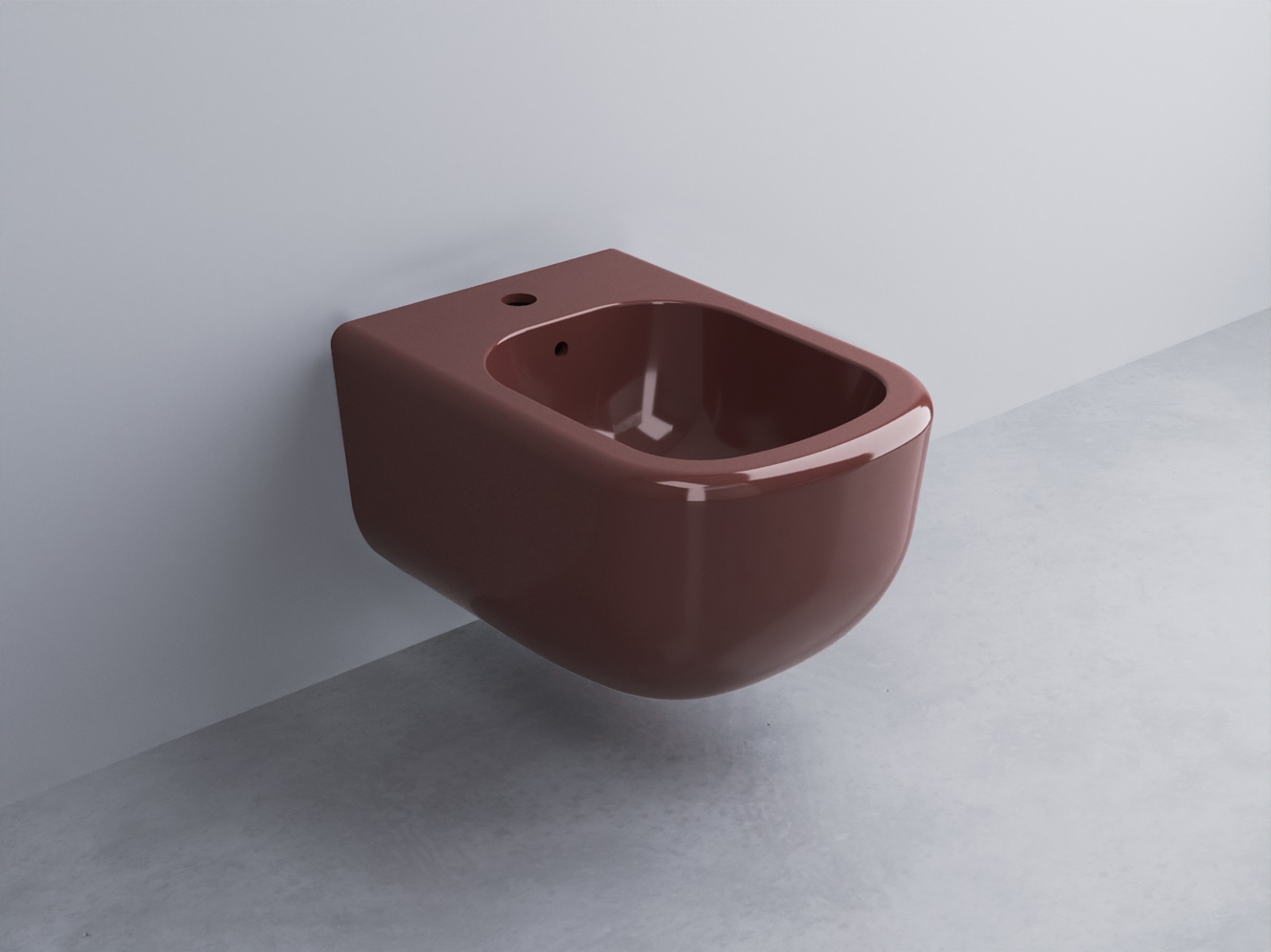 ERBS-CO Биде подвесное с одним отверстием под смеситель, в комплекте с крепежами cielo Era Ceramica Cielo