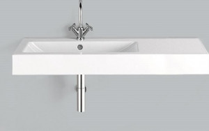 4288200400 Умывальник, wt.gr1250h.l, белая, для простого ухода Alape серия GR