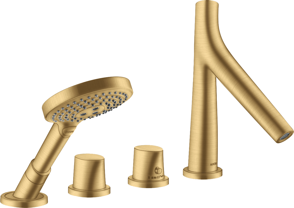 12426250 Смеситель для ванны с термостатом на 4 отверстия, AXOR STARCK ORGANIC