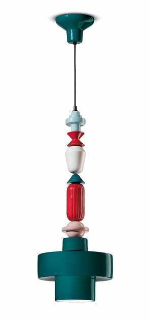 FERROLUCE Подвесной светильник из керамики Lariat C2531 - Вид №1