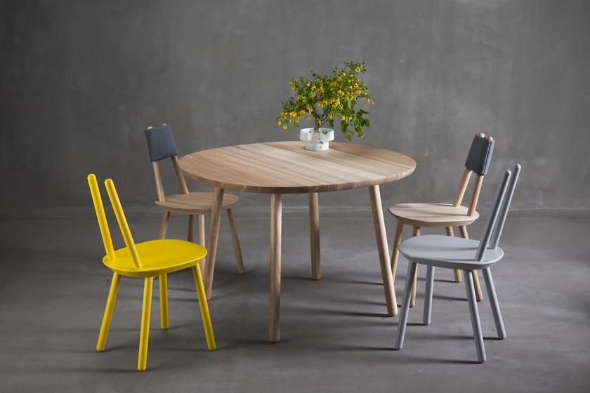 EMKO Круглый обеденный стол из массива дерева Naïve Naive sun-id-1479457 - Вид №3