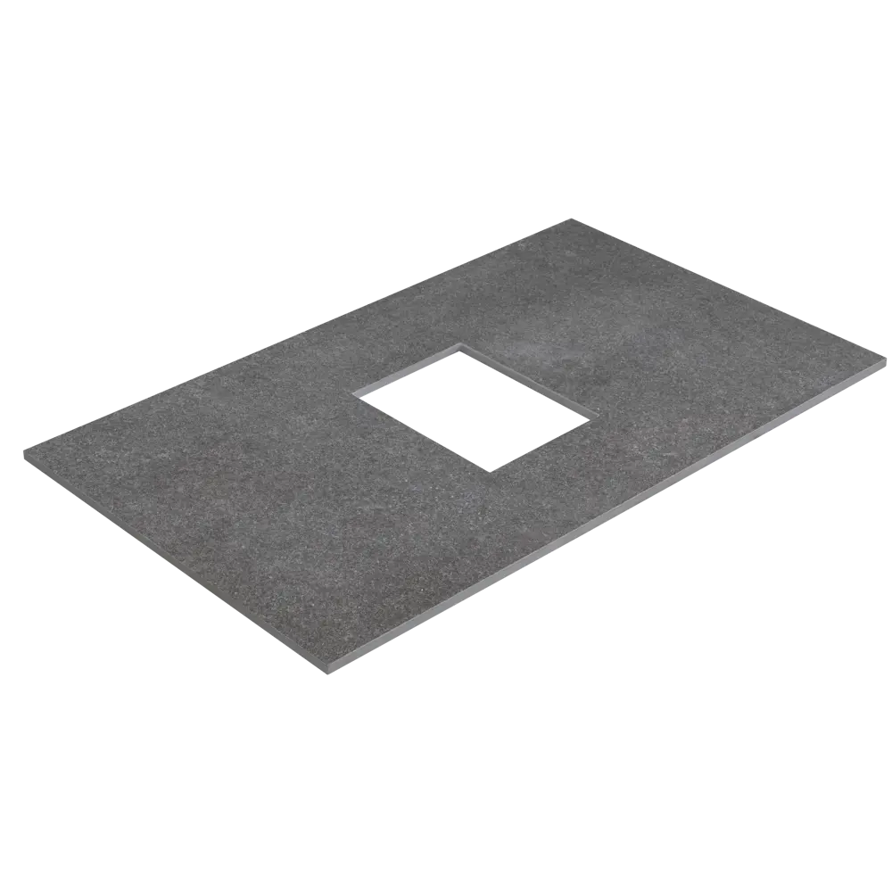 Столешница в ванную 76x46 см пепельный матовый Santreyd Без серии STLM-2055476 - Вид №1