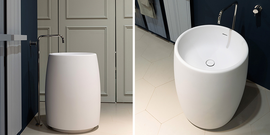 BARREL3 Накладная раковина на столешницу  круглая Antoniolupi  - Вид №1