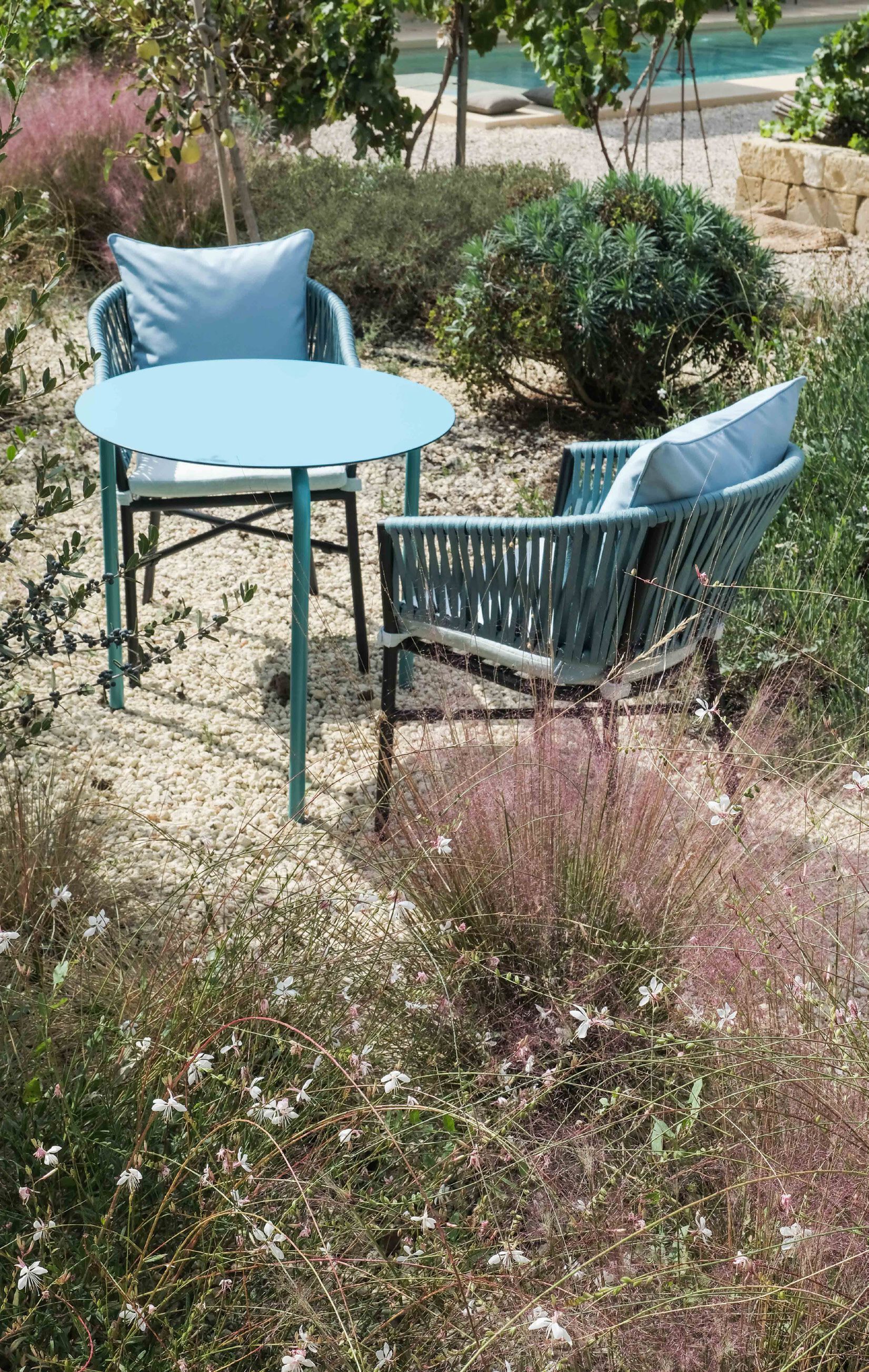 Круглый садовый стол HPL DRIGANI плоская поверхность ARCH-00147822 - Вид №3