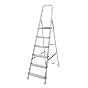 Стремянка Новая Высота Kroft 1110 6 ступеней алюминий