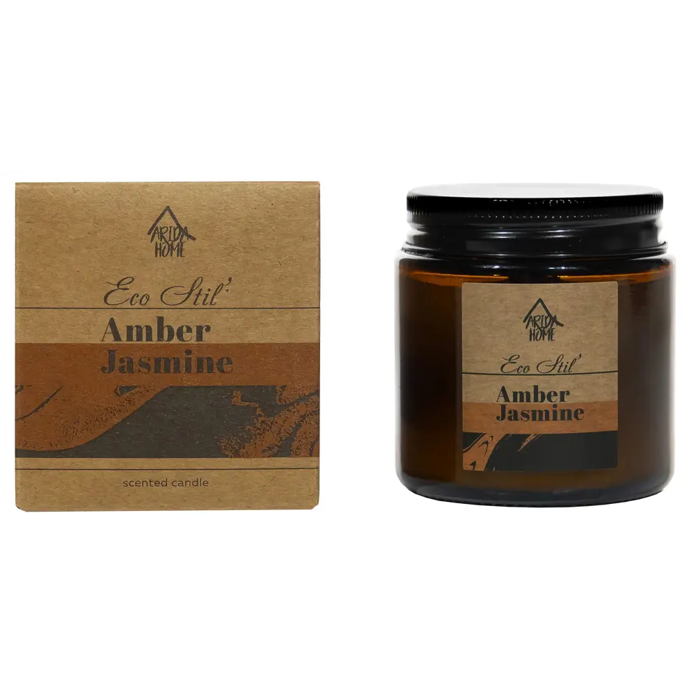 Свеча в стакане ароматизированная Eco Stil Амбра и жасмин ARIDA HOME STLM-2087617 - Вид №1
