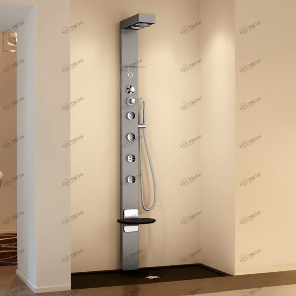 Душевая колонна термостатическая SOUL 1 CHROMOLIGHT Novellini SOUL SOUL1VCRTB