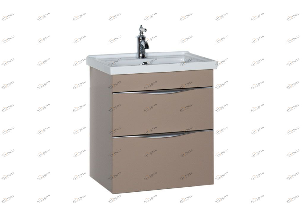 Тумба с раковиной Aquanet Эвора 60 капучино 0018400300182322
