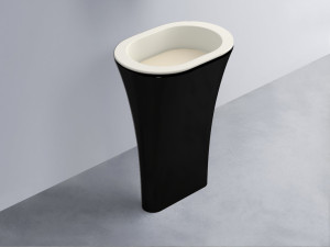 AMLA65-TL+AMPILO-LN+AMCOLO-N Раковина Amedeo Ovale отдельностоящая cielo Enjoy + Amedeo