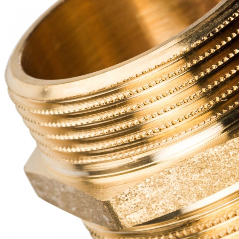 Ниппель НН 1 1/2" латунь STOUT SFT0003112112 - Вид №2