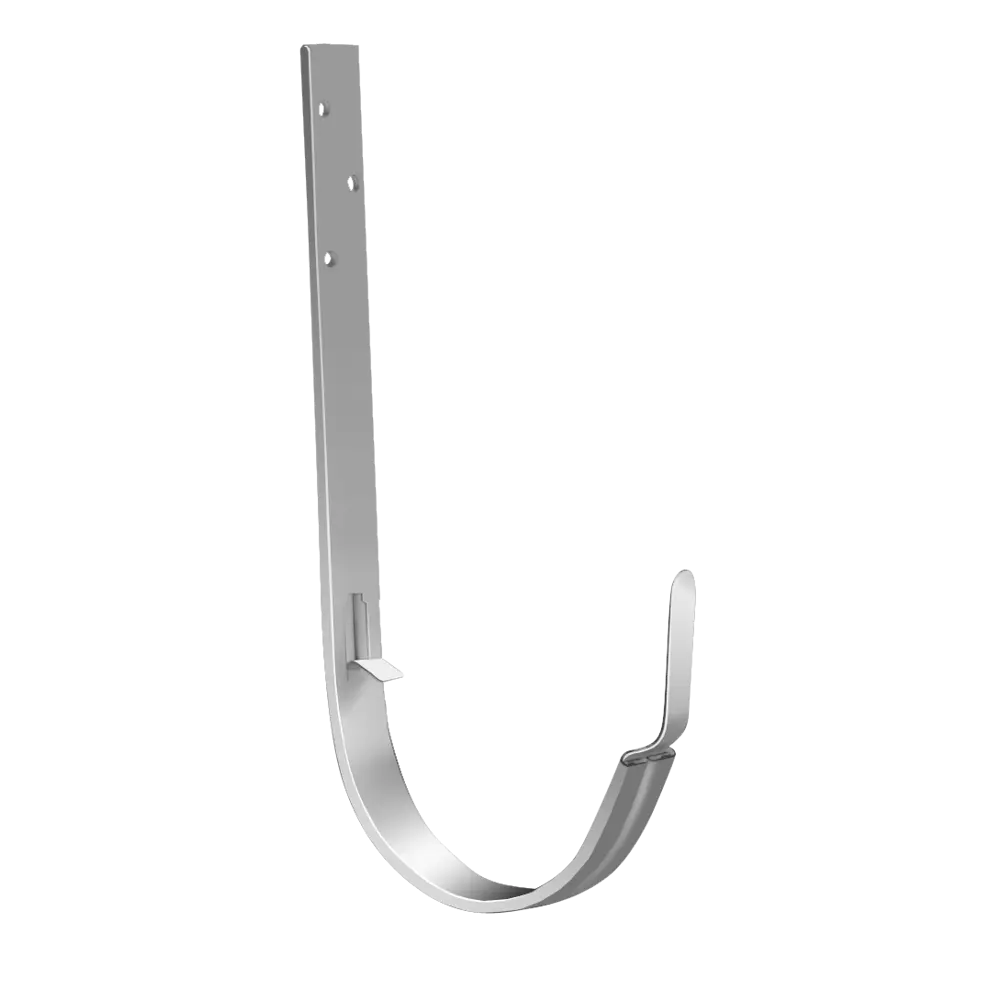 Кронштейн для желоба длинный GL PE 125 мм цвет сигнальный белый Grand Line STLM-2047147