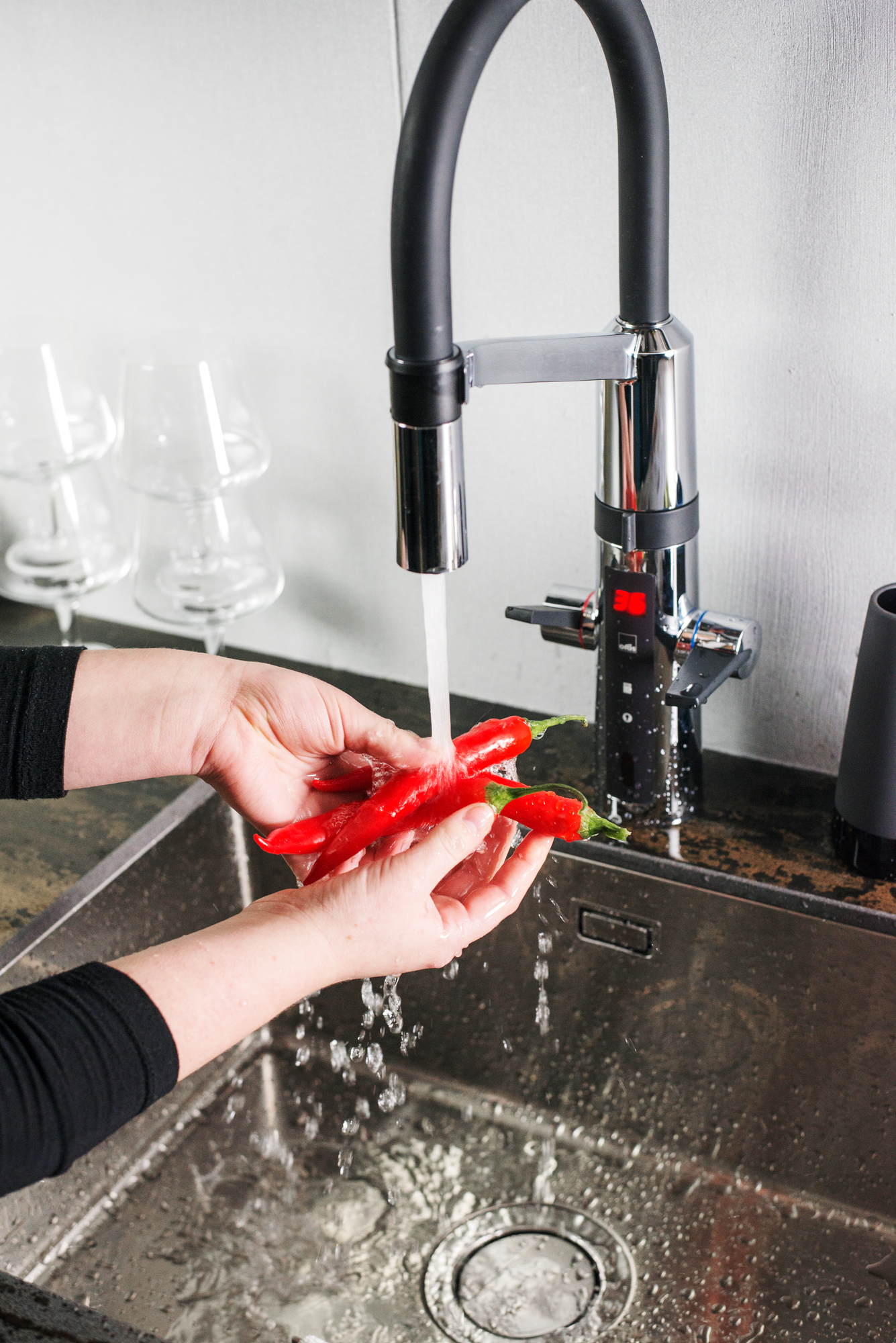 Oras 2728F Смеситель для кухни, 230/5 V 2728F Optima Хром  - Вид №3