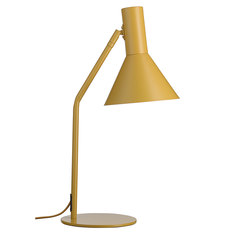 2509_359011 Лампа настольная lyss, 50х25хD18 см, миндальная матовая Frandsen  - Вид №3