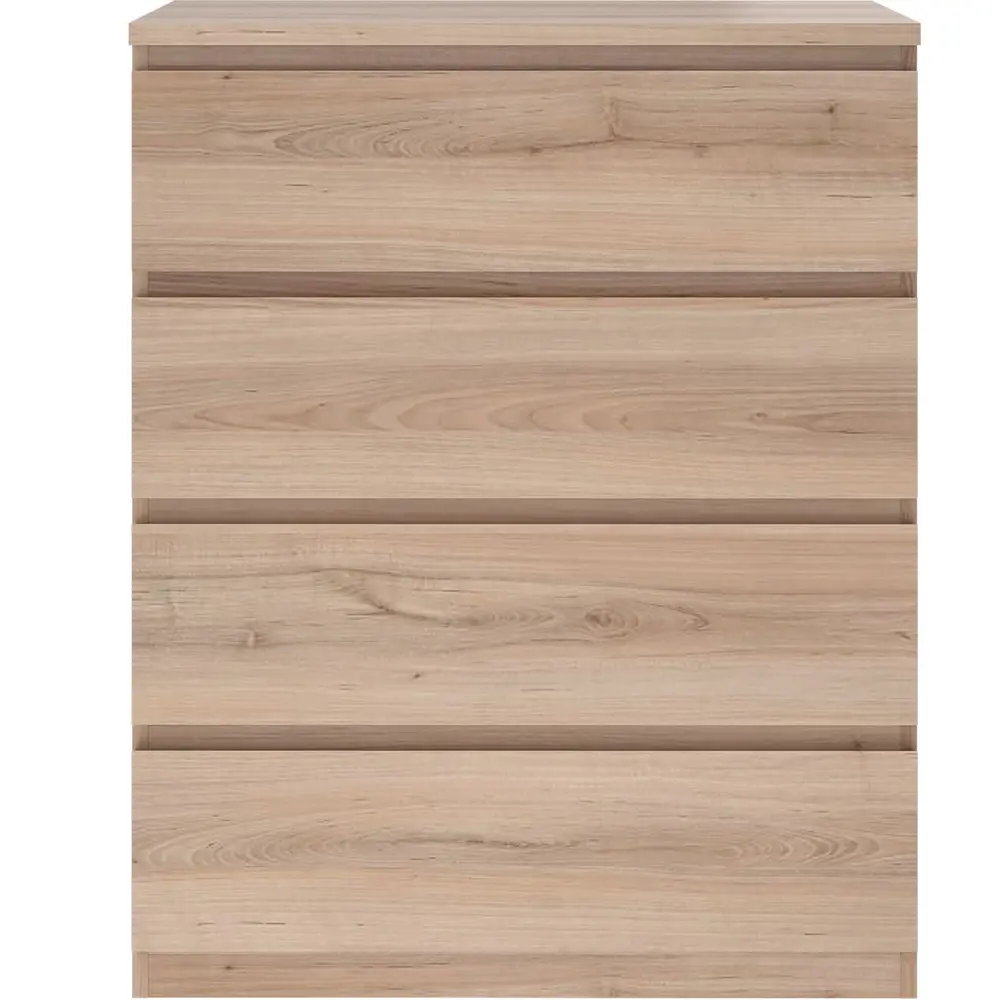 Комод Альма 4 ящика 80x99x48.6 см ЛДСП цвет дуб комано Santreyd STLM-2162918 - Вид №2