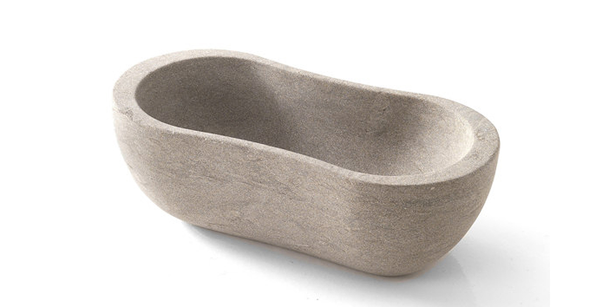 ВАННА ОТДЕЛЬНОСТОЯЩАЯ CONVIVIUM 190X90 СМ PAT GREY Neutra Design V310 - Вид №1