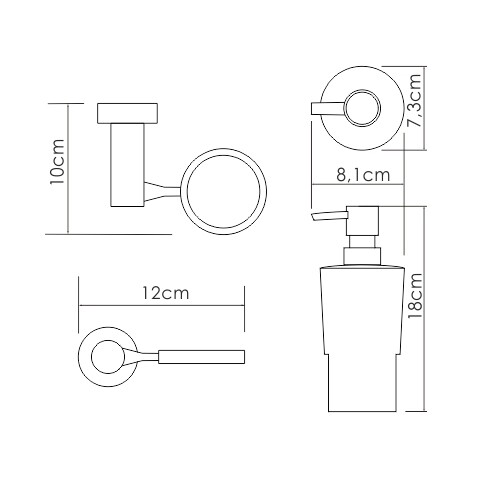 K-28299 Дозатор для жидкого мыла WasserKRAFT  - Вид №1