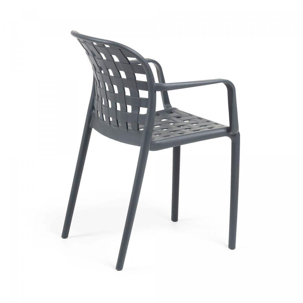 067743 Кресло Onha темно-серое La Forma Isa - Вид №3