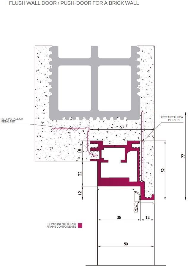 PLAN® Поворотная дверь заподлицо со стеной sun-id-1505984 - Вид №4