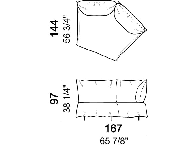 Модульный диван Arketipo BODYGUARD ARCH-00051140 - Вид №8