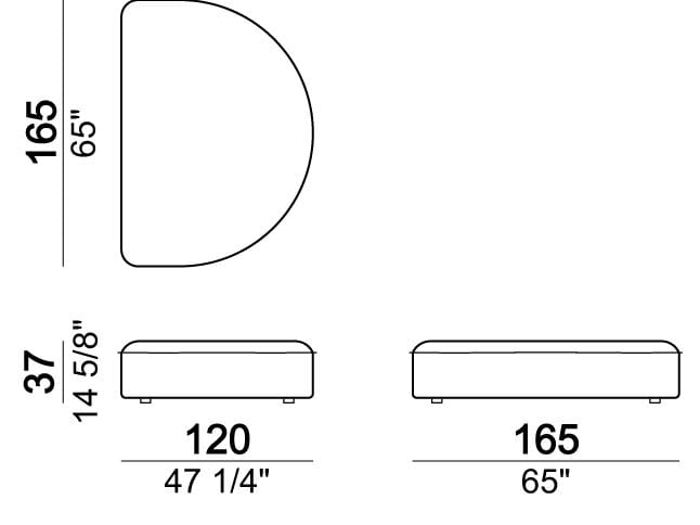 2-местный тканевый диван Arketipo BACK PACK ARCH-00107213 - Вид №13