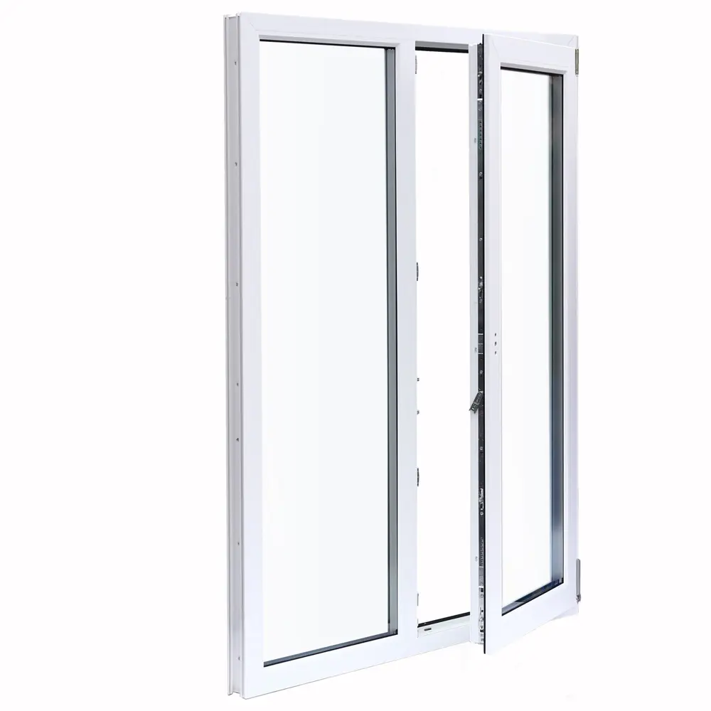 Окно пластиковое ПВХ Deceuninck двустворчатое 1170x1000 мм (ВхШ) однокамерный стеклопакет белый/темный дуб STLM-2132088 - Вид №3