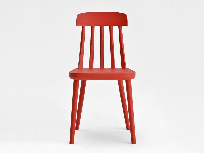 SIPA Стул из лакированного ясеня Cut sun-id-1379234 - Вид №2