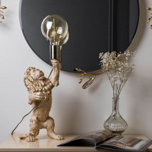 32144 Настольный светильник Лев Ричард Айвори BOGACHO