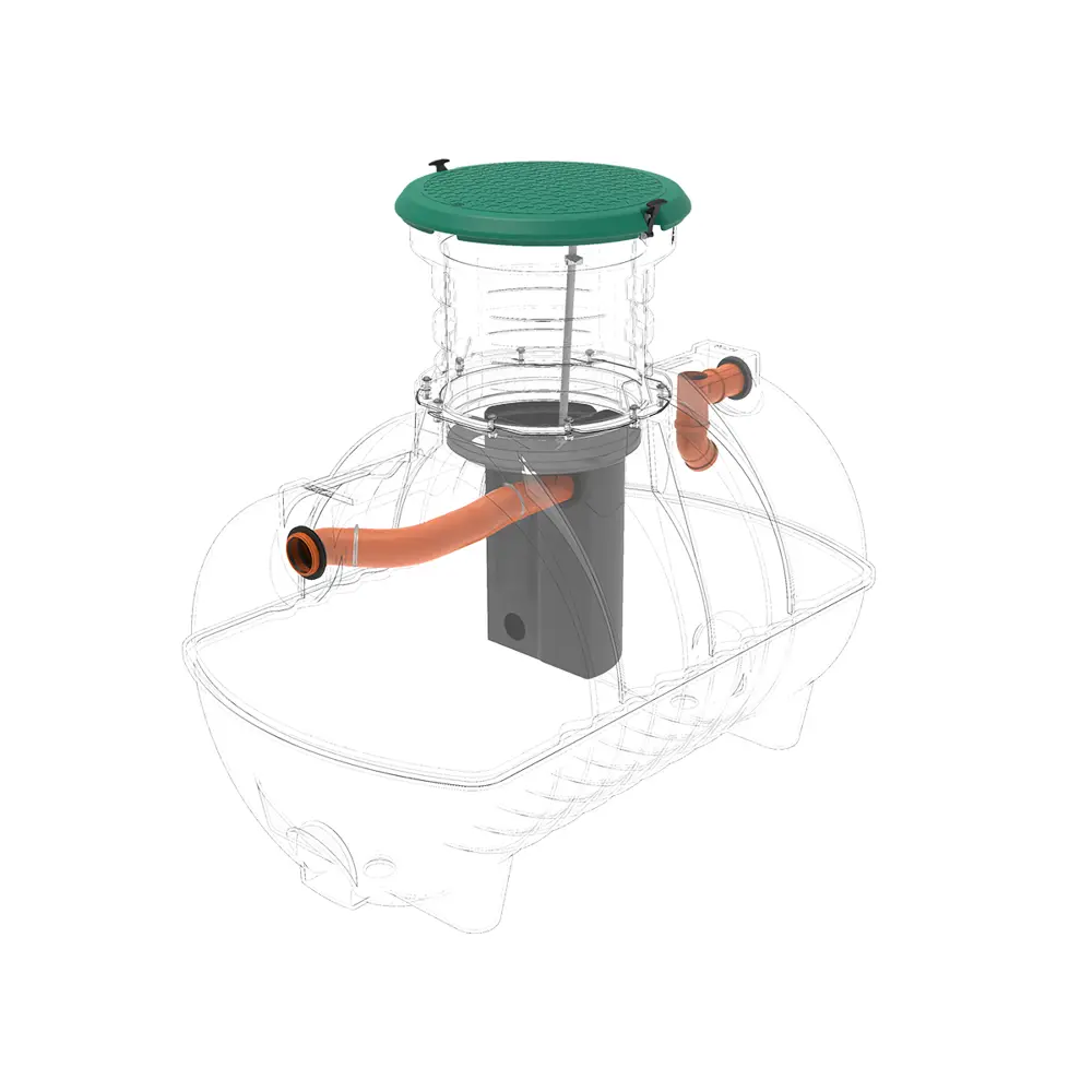 Септик трехкамерный Rostok Ground 6 2800 литров 1000 л/сутки STLM-2126390 - Вид №3