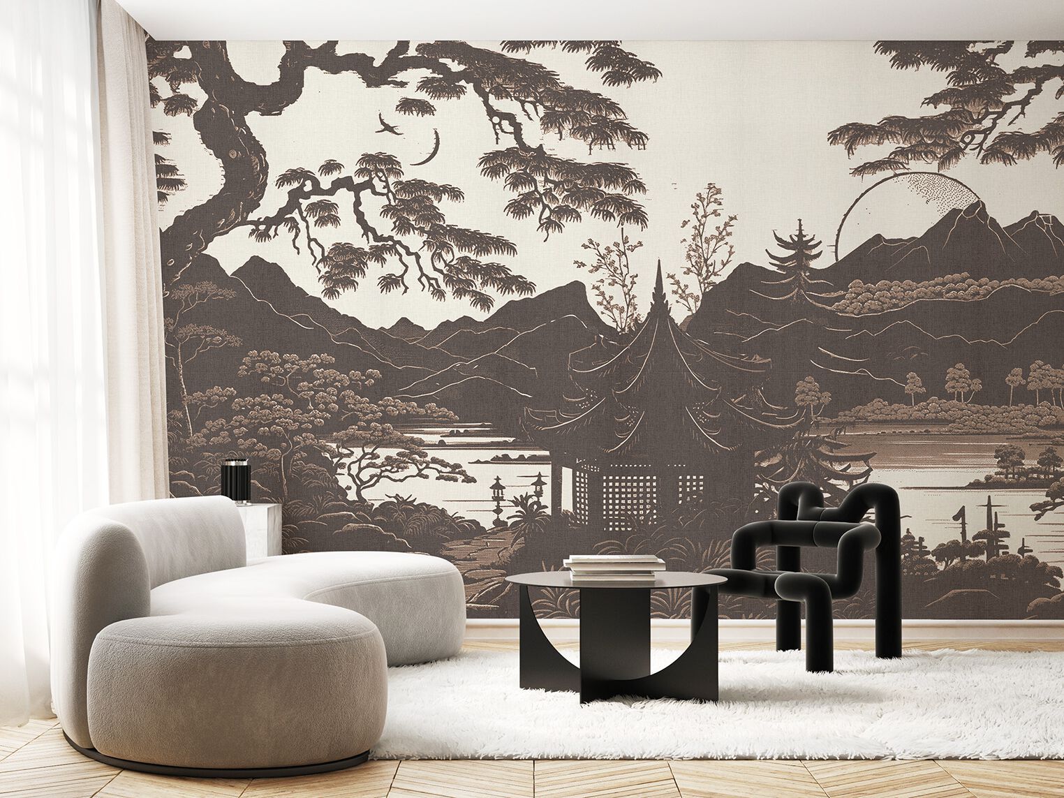 Carta da parati PVC free, eco-friendly, lavabile WallPepper PAGODA ARCH-00052260