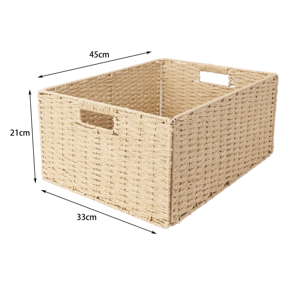 Корзина Konsensa 45x33x21 см бумага цвет бежевый 89439465 STLM-2062228 