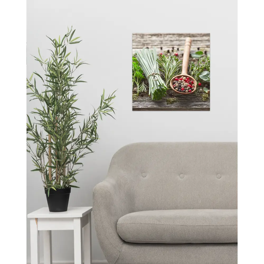 Картина на холсте «Травы и специи» 30x30 см 82402334 STLM-2041362 Santreyd  - Вид №3