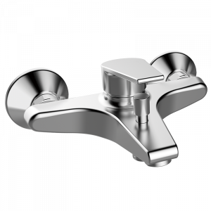 10220110 BASIC Смеситель для ванны и душа Хром GRB MIXERS