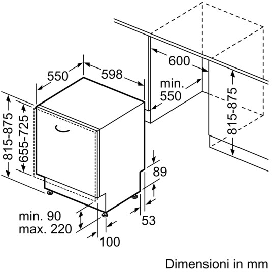 Siemens Встраиваемая посудомоечная машина класса +++ Iq700 Sn878d26pe  - Вид №5