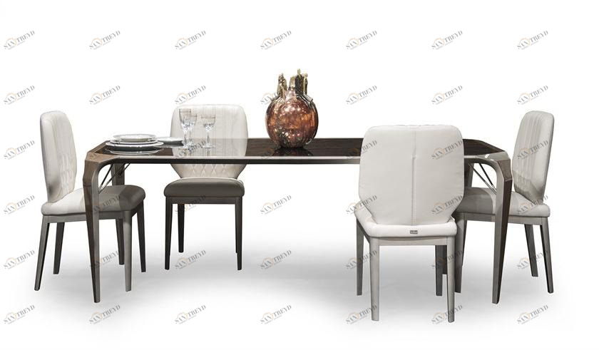 Tonino Lamborghini Casa Обеденный стол из зеркального стекла Sebring sun-id-1349247