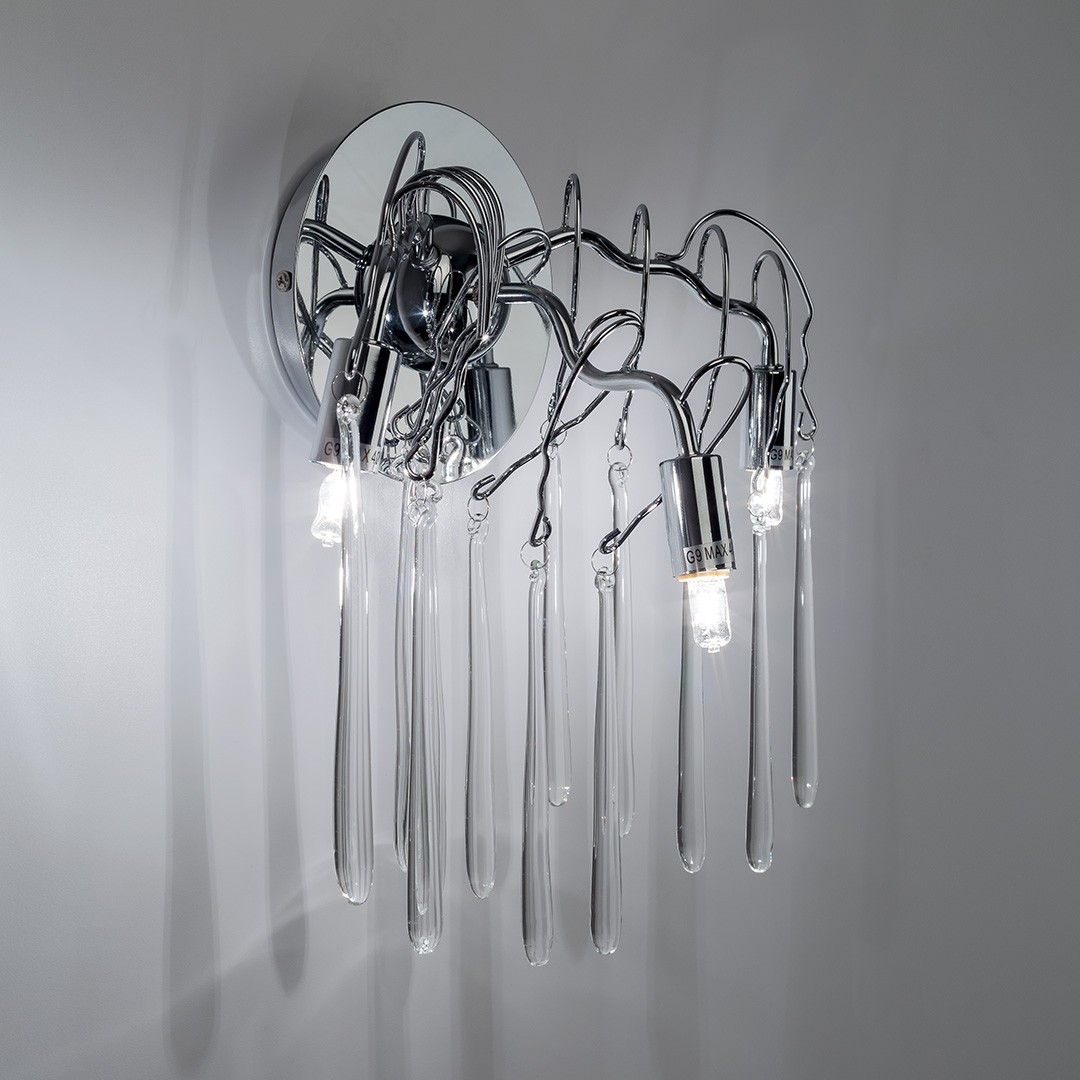 Frezia Light 1005/3 AA хром бра с 14 подвесками 117641 - Вид №1