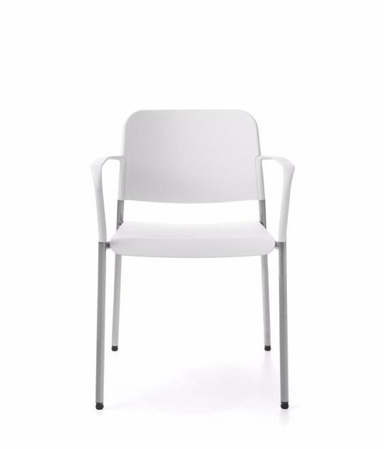 profim Стул для конференций из пластика с подлокотниками Zoo sun-id-1410872 - Вид №4