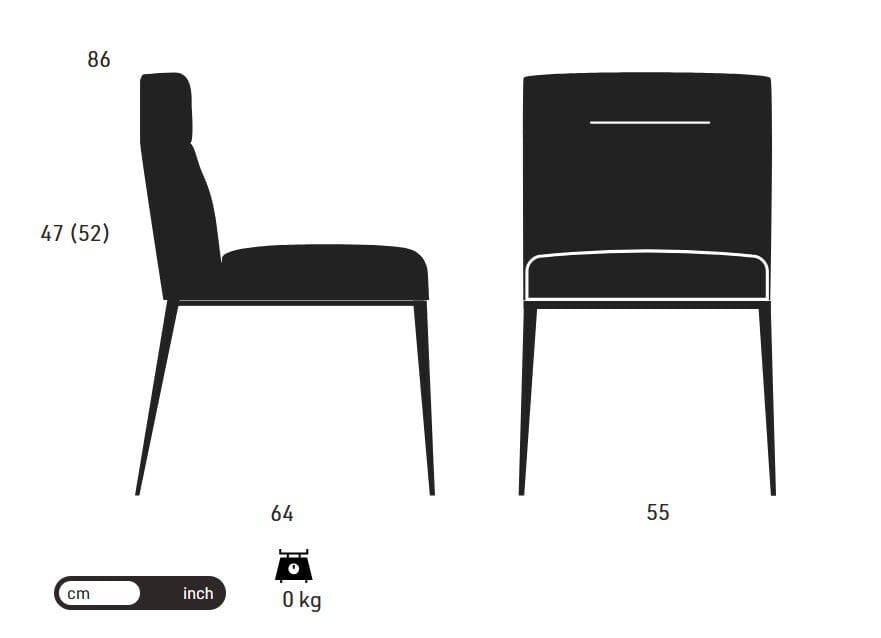 Мягкий стул KFF D-Fine ARCH-00050492 - Вид №8